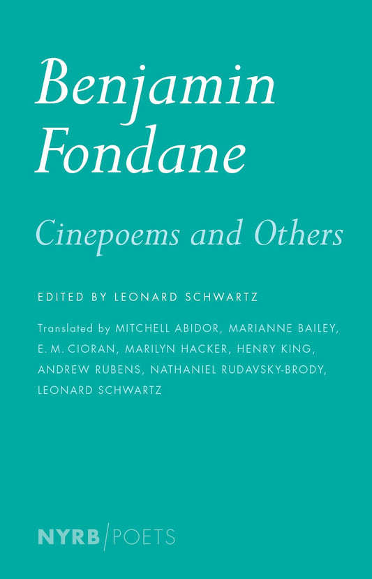 CInepoems and Others, by Benjamin Fondane